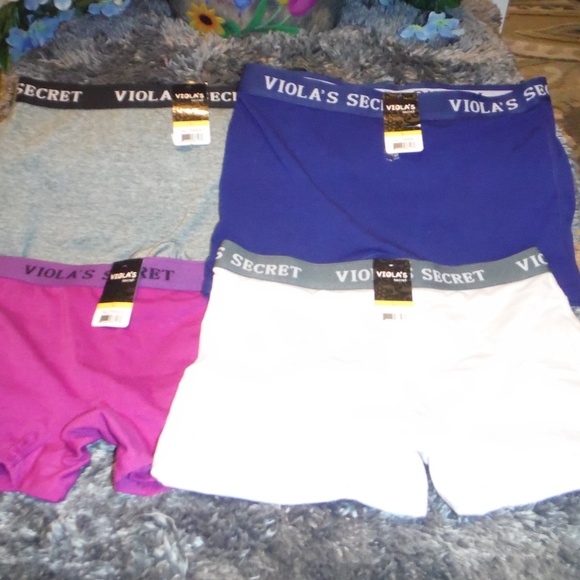 🦋3for15VIOLA'S   SECRET 4 PAIRS OF BOYS SHORTS  L - Picture 2 of 2